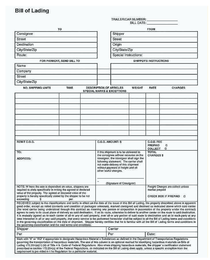 Dicom Freight Bill Of Lading - CONWAY FREIGHT BILL LADING PDF : Bill of lading is a generic name of a transport document, which is used when goods are carried out via sea shipments.